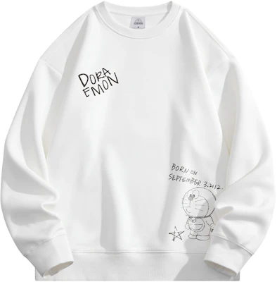 哆啦A夢卡通寬鬆版男女適穿印花標誌圓領長袖上衣 231583DLA33067G33510D Buy 哆啦A夢卡通寬鬆版男女適穿印花標誌圓領長袖上衣 231583DLA33067G33510D