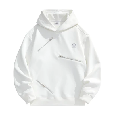 Doraemon Cartoon Robot Logo Oversized Knit Pullover Hoodie Unisex 4320198D