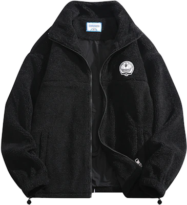 哆啦A夢刺繡標誌羊羔絨外套 男女休閒寬鬆款式 221105DLA7246015D Buy 哆啦A夢刺繡標誌羊羔絨外套 男女休閒寬鬆款式 221105DLA7246015D