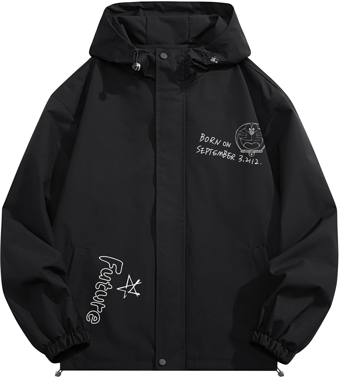 doraemon-outdoor-waterproof-windbreaker-jacket-with-cartoon-logo-unisex-336688-d