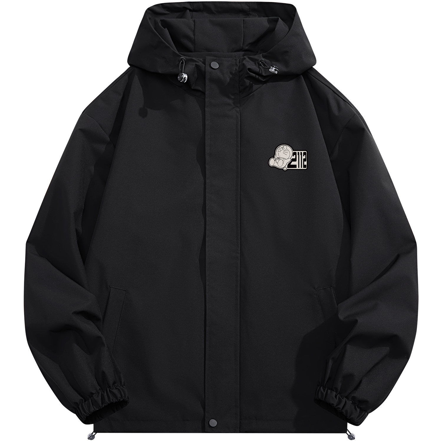 Doraemon Unisex Oversized Cartoon Logo Hoodie Jacket for Outdoor Adventures 231146DLAG235633536D