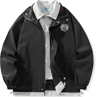 Doraemon Virtual Future Suede Patchwork Embroidered Logo Jacket Unisex Casual 22658DLA7236101D Doraemon Virtual Future Suede Patchwork Embroidered Logo Jacket Unisex Casual 22658DLA7236101D