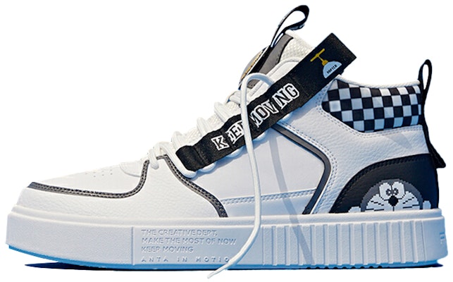Anta Doraemon x Casual Board Shoes 'White Black' 91938007-9 Buy Anta Doraemon x Casual Board Shoes 'White Black' 91938007-9