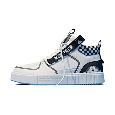 Anta Doraemon Casual Board Shoes 'White Black'