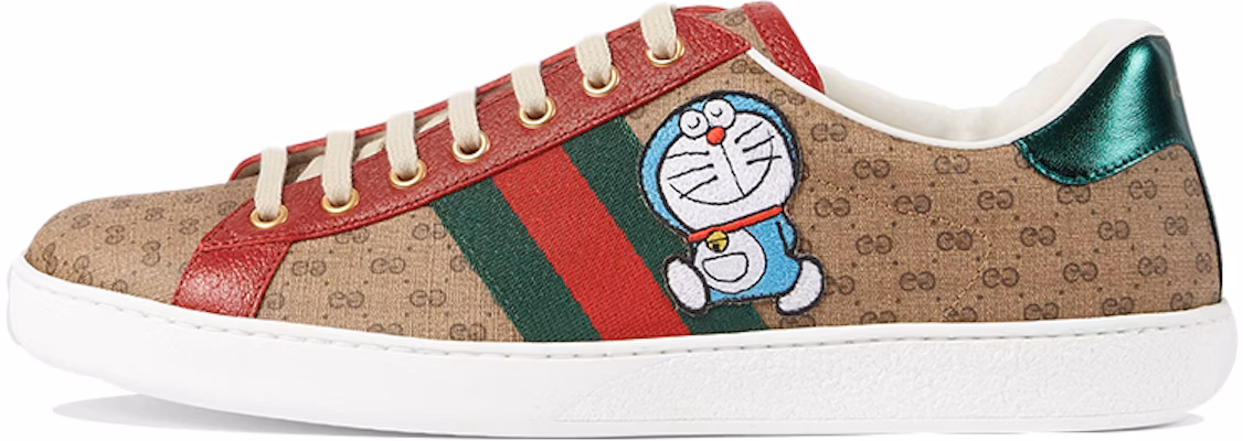 哆啦A夢 x GUCCI古馳 ACE 時尚板鞋 男款 黑木色 Buy 哆啦A夢 x GUCCI古馳 ACE 時尚板鞋 男款 黑木色