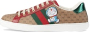 Buy 哆啦A夢 x GUCCI古馳 ACE 時尚板鞋 男款 黑木色