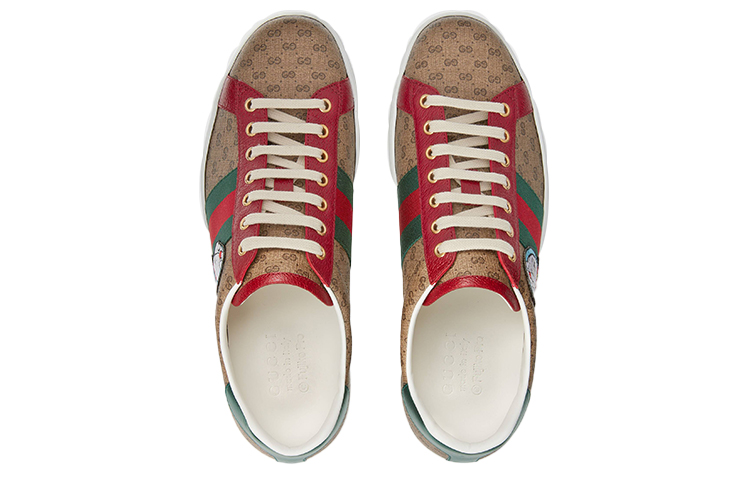 Purchase 哆啦A夢 x GUCCI古馳 ACE 時尚板鞋 男款 黑木色