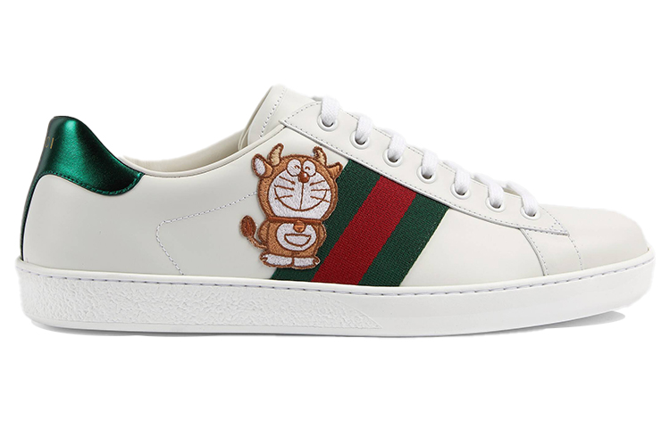 Order Doraemon x Gucci Ace 'Patch Iblis Gading' 655060-0FIU0-9091