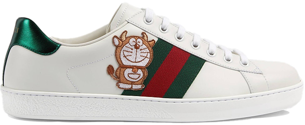 Doraemon x Gucci Ace 'Patch Iblis Gading' 655060-0FIU0-9091 Order Doraemon x Gucci Ace 'Patch Iblis Gading' 655060-0FIU0-9091