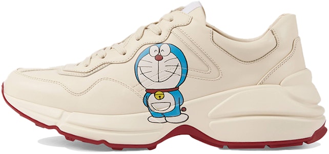 Doraemon x Gucci Rhyton系列 聯名款 時尚厚底老爸鞋 白色 Buy Doraemon x Gucci Rhyton系列 聯名款 時尚厚底老爸鞋 白色
