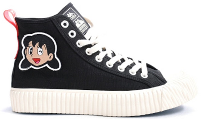 Kappa Doraemon x High-Top Kanvas 'Black Strap' K09Y5VS82-990 Order Kappa Doraemon x High-Top Kanvas 'Black Strap' K09Y5VS82-990