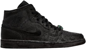 Dover Street Market x Jordan x CLOT x Air Jordan x Air Jordan 1 Mid 'Monochromarket' CLOT-AJ1-BLACK Dover Street Market x Jordan x CLOT x Air Jordan x Air Jordan 1 Mid 'Monochromarket' CLOT-AJ1-BLACK