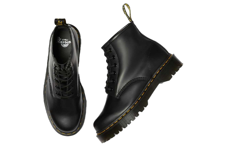 Lookbook 닥터마틴 101 Bex 블랙 스무스 가죽 앵클 부츠 26203001