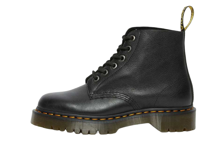 Dr. Martens 101 Bex Pisa Leather Ankle Boots 'Black'