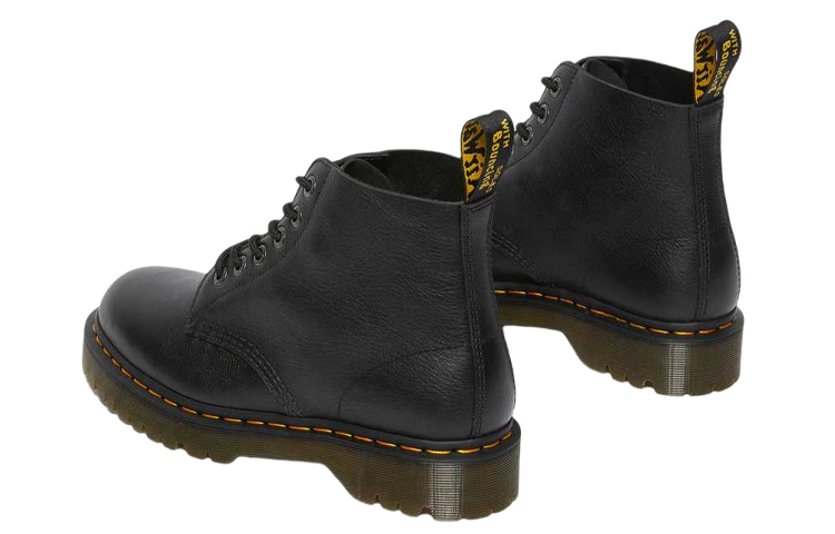 Dr. Martens 101 Bex Pisa Leather Ankle Boots 'Black' 圖 4