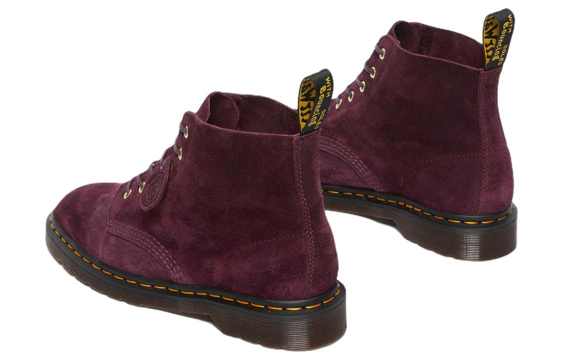 Dr. Martens 101 Burgundy 'Velvet Lace Street Ankle' 圖 4