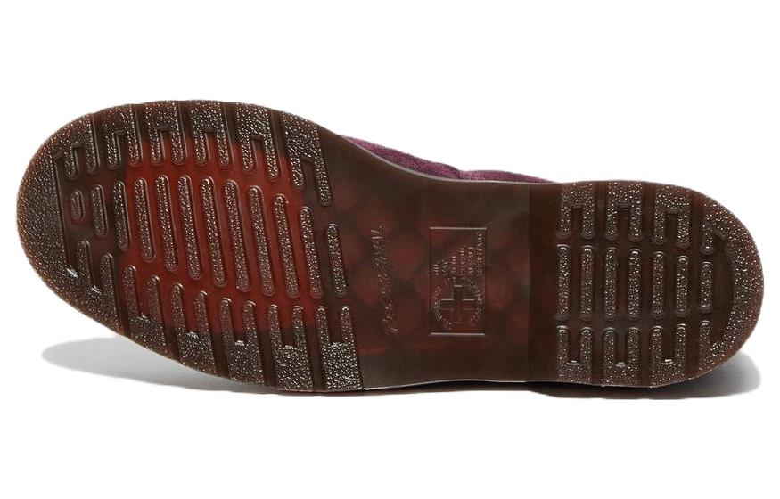 Dr. Martens 101 Burgundy 'Velvet Lace Street Ankle' 圖 5