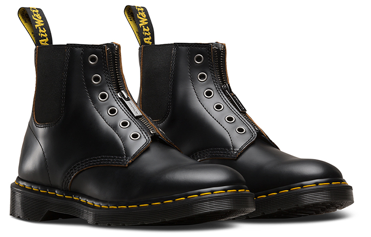 Lookbook 马丁靴 101 GST Hydro 皮革拉链靴 '黑色' 23336001