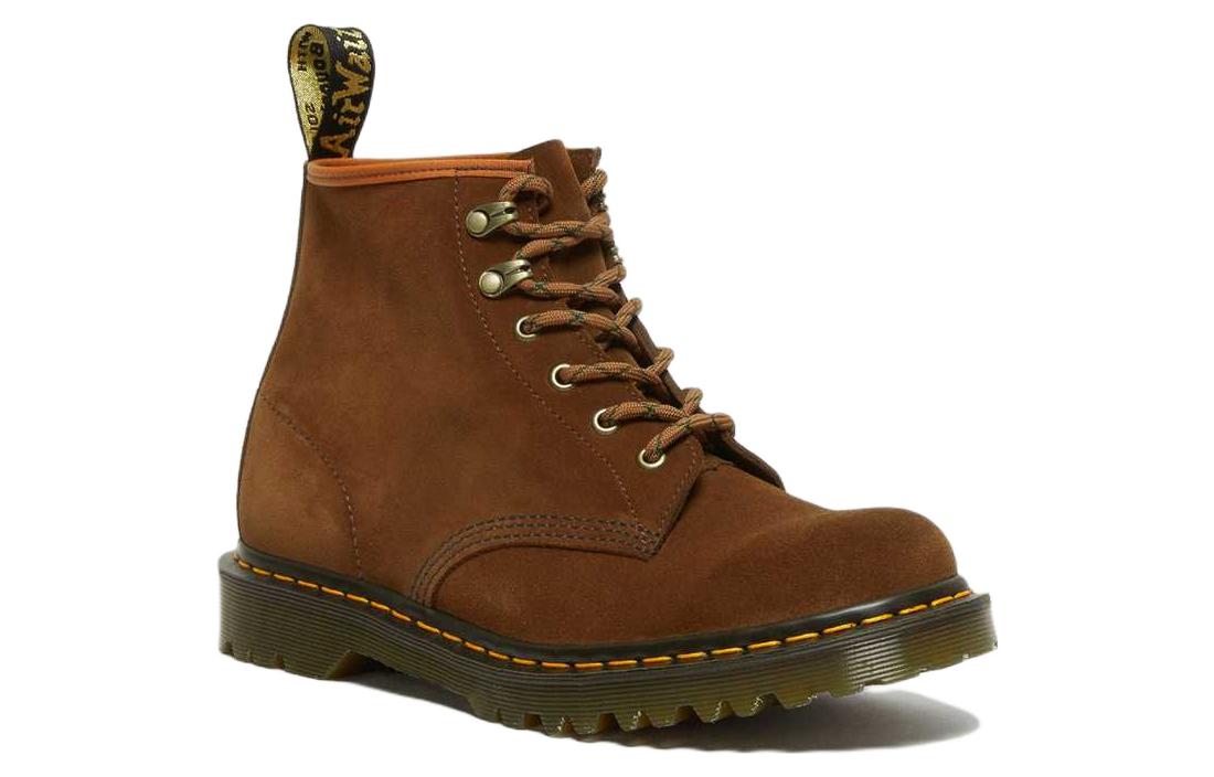 Order Dr. Martens 101 Kulit 'Boot Pendek Serba Guna Coklat Kuning' 27781220