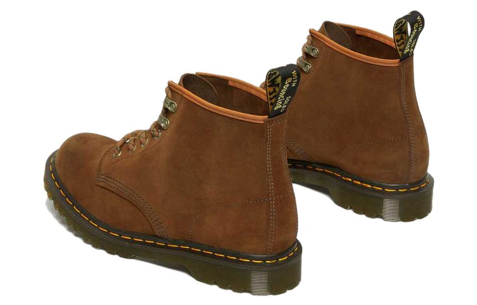 Shop Dr. Martens 101 Kulit 'Boot Pendek Serba Guna Coklat Kuning' 27781220