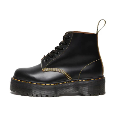 Dr. Martens 101 Leather Lace-Up Boots 'Black'