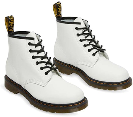Botas Dr. Martens 101 Martin Blanco Unisex Estilo Pareja 26366100 Lookbook Botas Dr. Martens 101 Martin Blanco Unisex Estilo Pareja 26366100