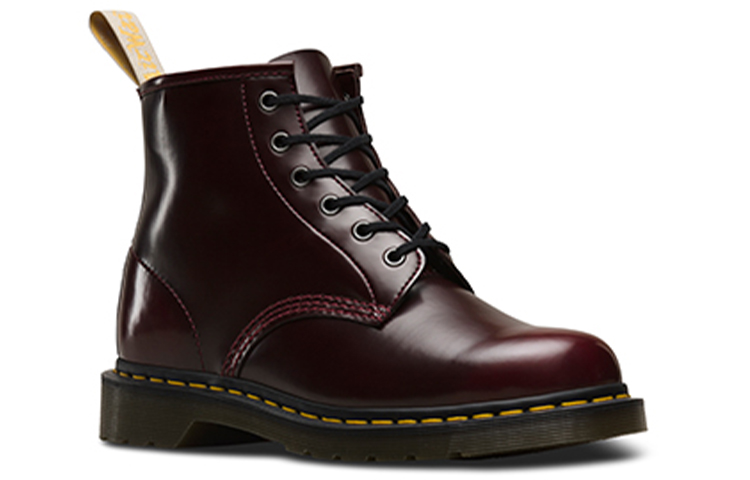 Dr. Martens 101 Vegan Smooth Martin Boots Red 圖 2