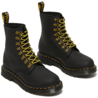 (Women) Dr. Martens 1460 Pascal Wintergrip 8 Eye Boot 'Black' 27007001 Shop (Women) Dr. Martens 1460 Pascal Wintergrip 8 Eye Boot 'Black' 27007001