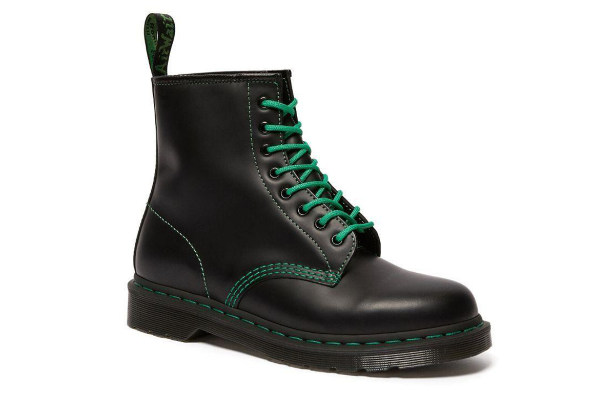 Dr. Martens 1460 'Colour Stitch Black Green' 圖 2