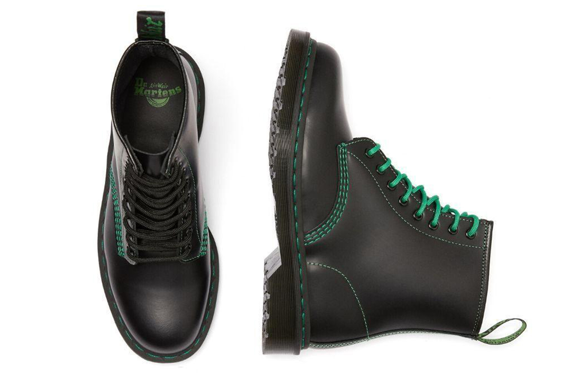 Dr. Martens 1460 'Colour Stitch Black Green' 圖 3