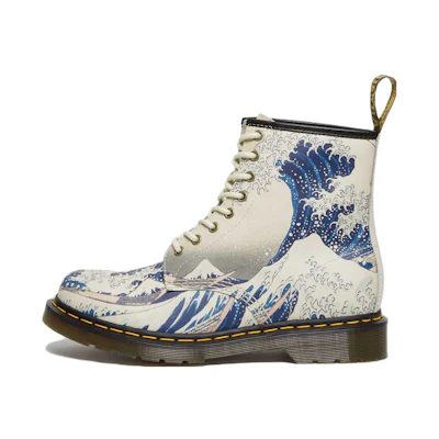 Dr. Martens 1460 Lace Up Boot The Met Katsushika Hokusai The Great Wave