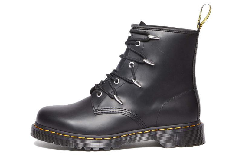 Buy 人造网眼硬件皮革系带靴 '黑色' - Dr. Martens 1460 31173001