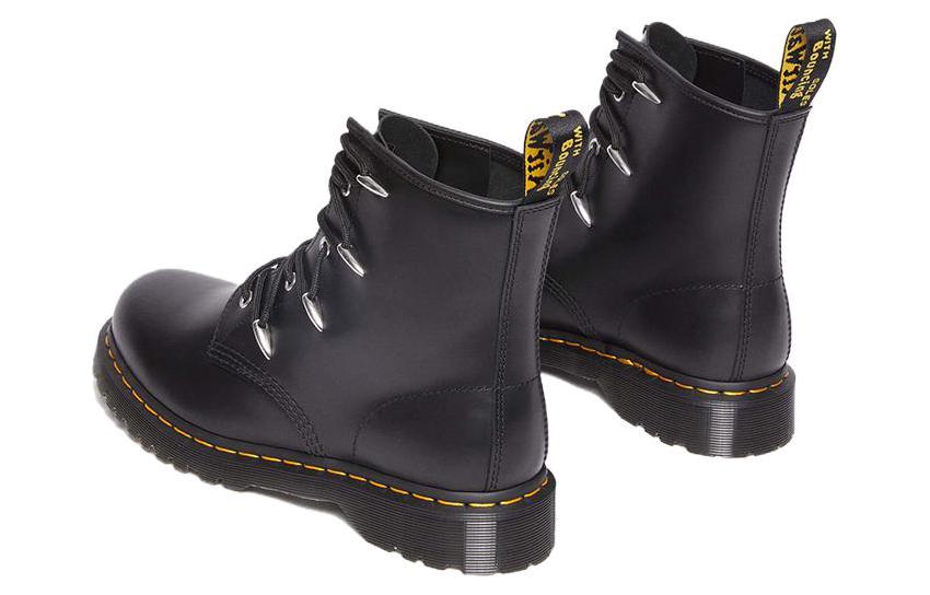 Purchase 人造网眼硬件皮革系带靴 '黑色' - Dr. Martens 1460 31173001