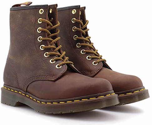 马汀博士1460对情侣款黄褐色Aztec Crazyhorse靴子 11822200 Shop 马汀博士1460对情侣款黄褐色Aztec Crazyhorse靴子 11822200