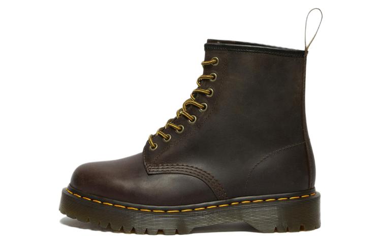 Dr. Martens 1460 Bex Crazy Horse Leather Lace Up Boots 'Dark Brown' 27894201