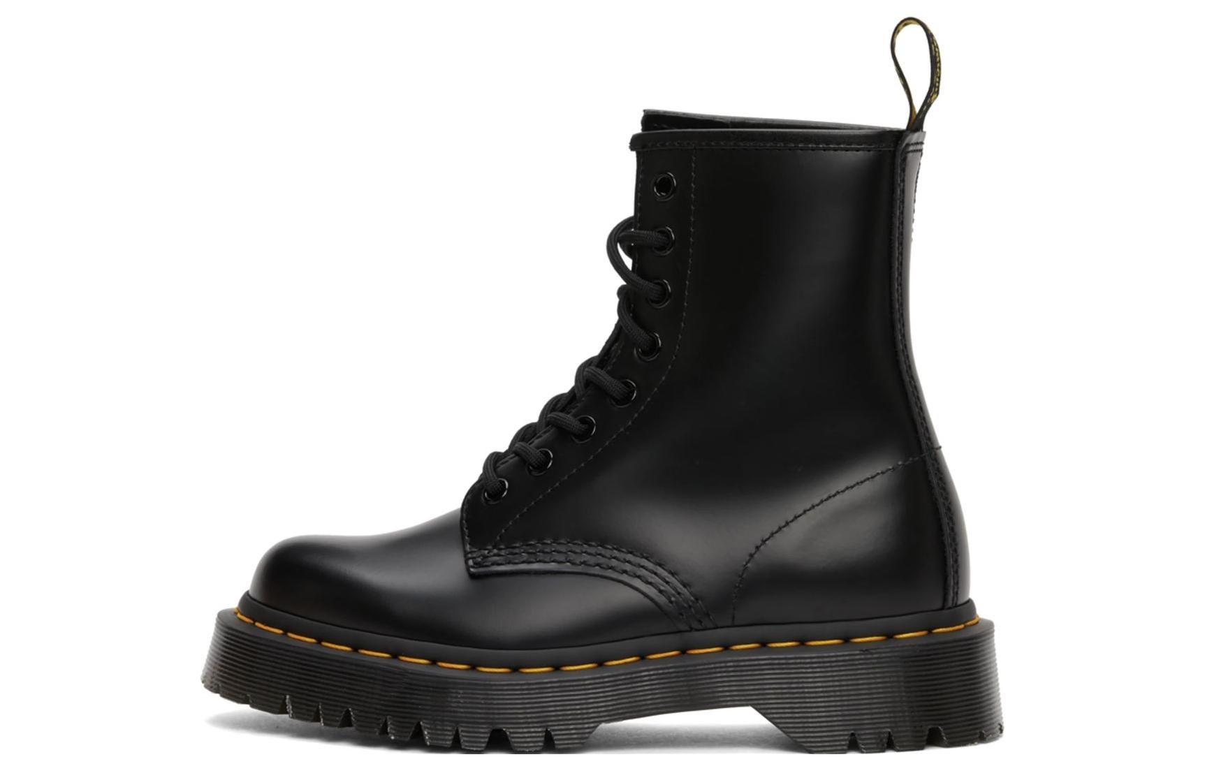 Dr. Martens 1460 Bex Smooth Leather Platform Boot 'Black' 25345001