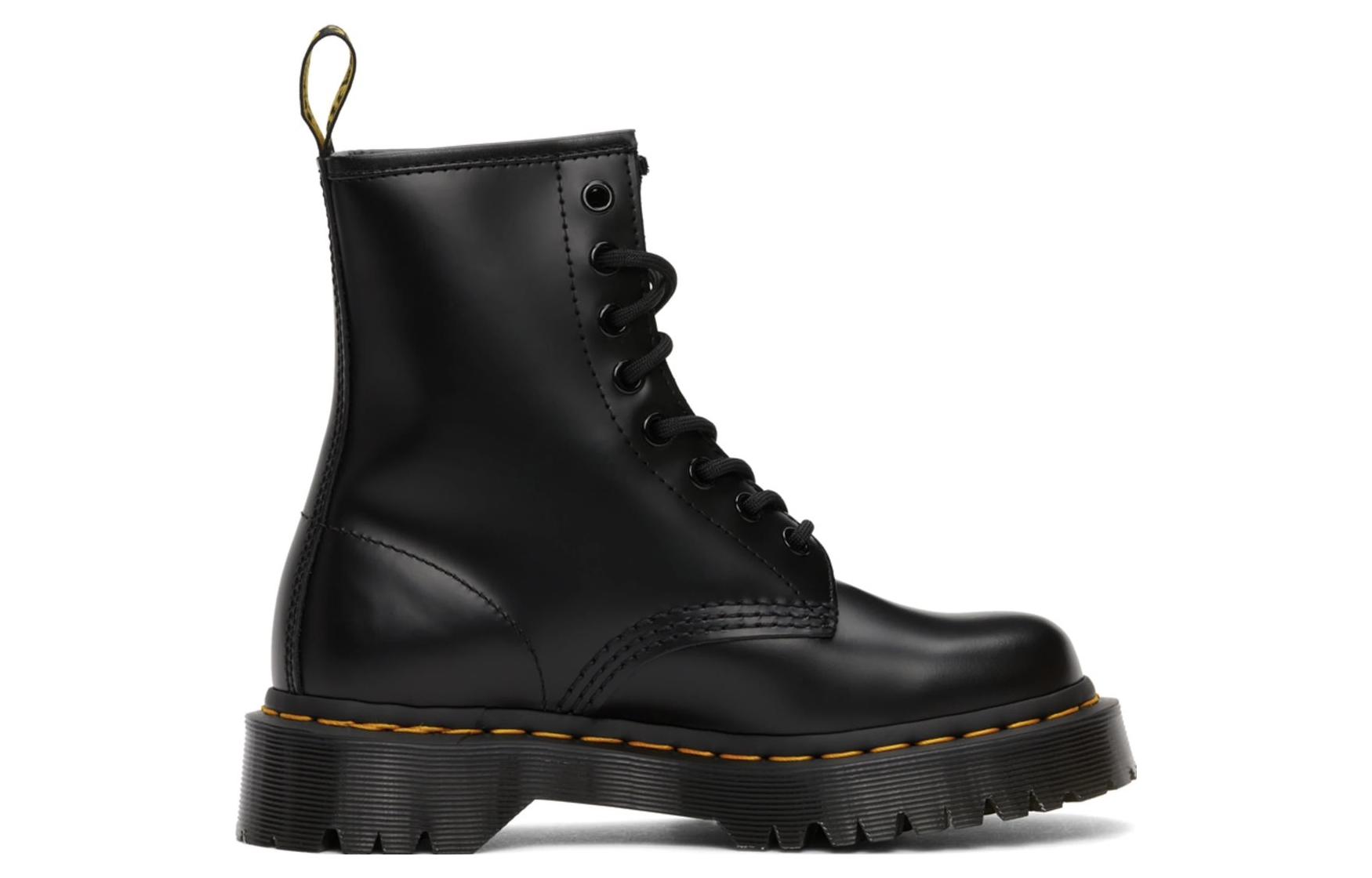 Lookbook Botas Plataforma de Cuero Dr. Martens 1460 Bex 'Negro' 25345001