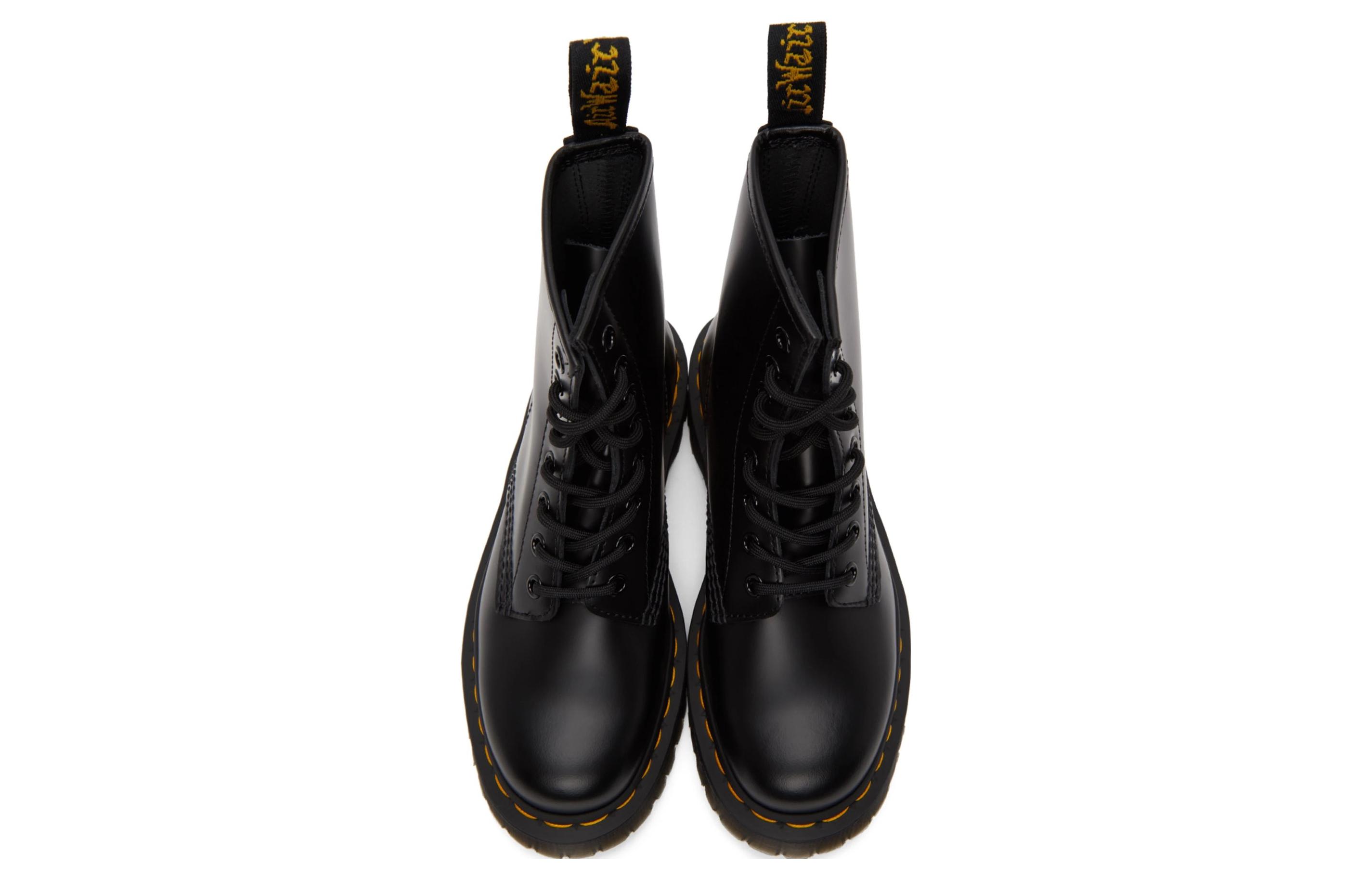 Shop Botas Plataforma de Cuero Dr. Martens 1460 Bex 'Negro' 25345001
