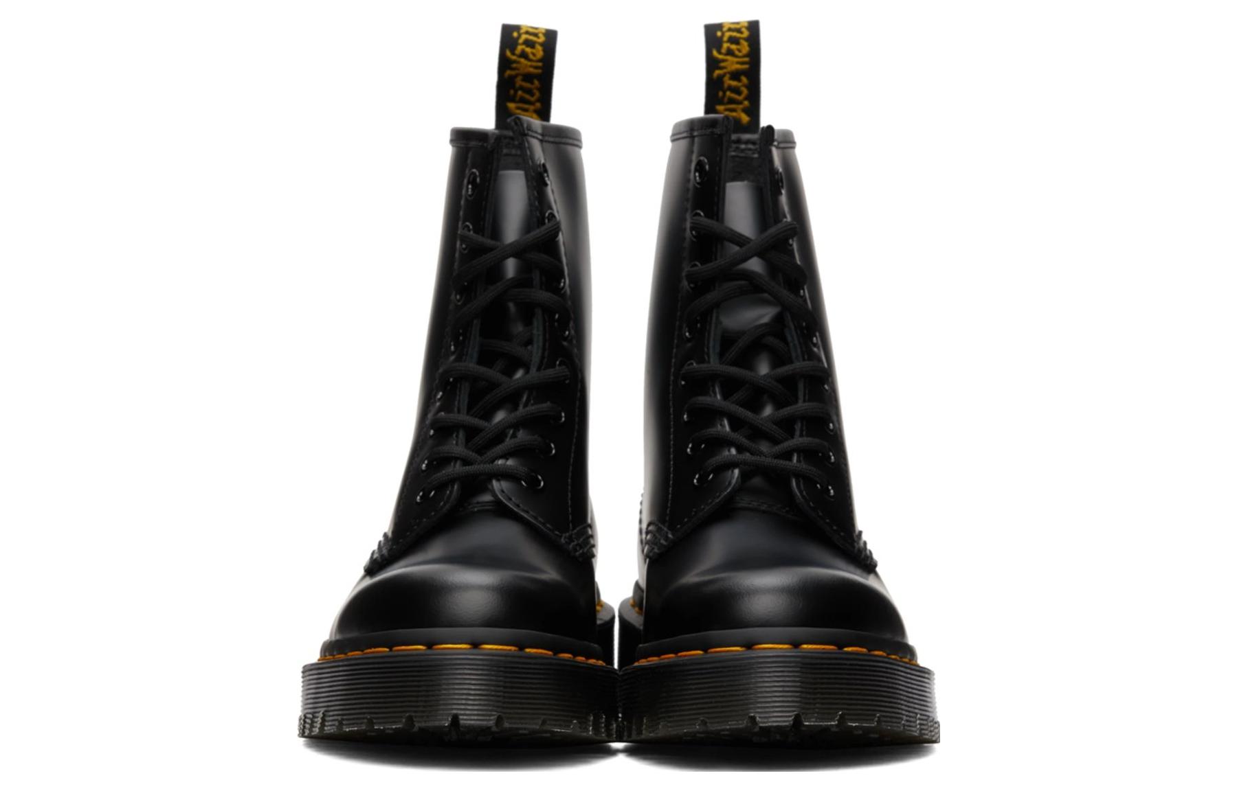 Purchase Botas Plataforma de Cuero Dr. Martens 1460 Bex 'Negro' 25345001