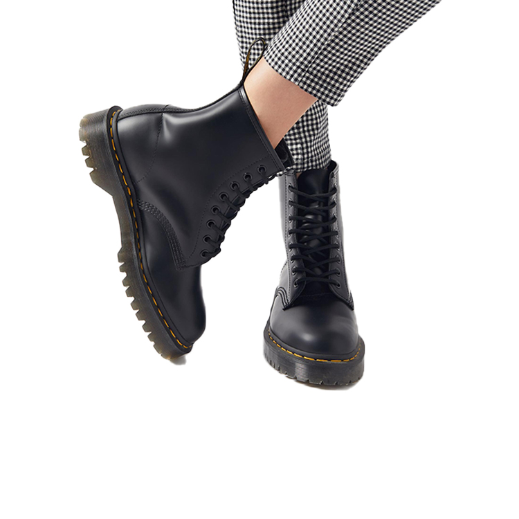 Sizing Botas Plataforma de Cuero Dr. Martens 1460 Bex 'Negro' 25345001