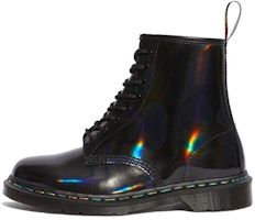 Dr. Martens 1460 Black Rainbow Lace-Up Ankle Boots Black 24667001 Dr. Martens 1460 Black Rainbow Lace-Up Ankle Boots Black 24667001