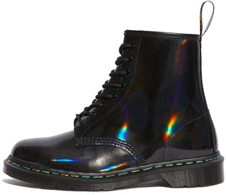 ドクターマーチン 1460 レインボーブーツ (ブラック) 24667001 Buy ドクターマーチン 1460 レインボーブーツ (ブラック) 24667001