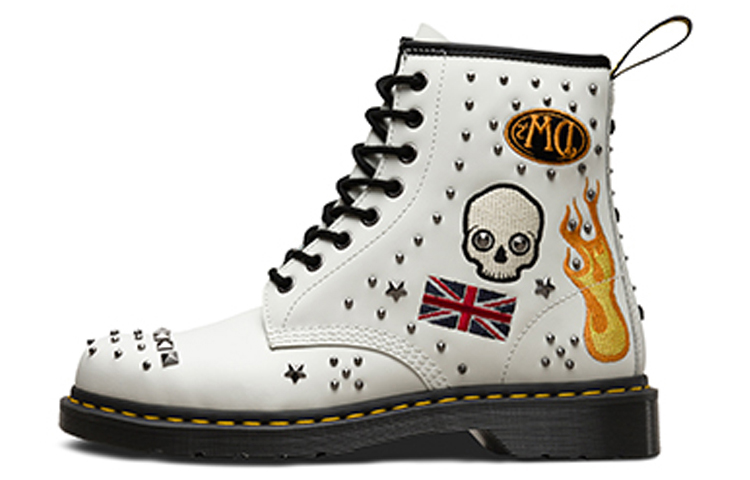 Dr. Martens 1460 Classic 8 High Top Martin boots Unisex White 24207100