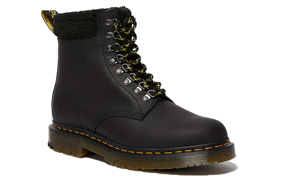 Order Dr. Martens 1460 Collar Martin boots Couple Style Black 25990001