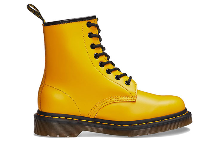 Order Dr. Martens 1460 Seri Warna Sepatu Boots Unisex Kuning 24614700