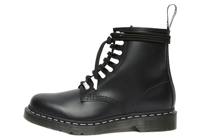 Dr. Martens 1460 Contrast Hardware Leather Lace Up Boots 'Black'