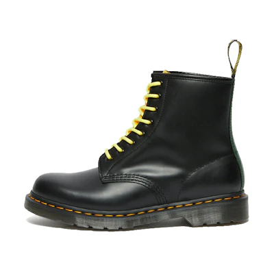 Dr. Martens 1460 Contrast Smooth Leather Lace Up Boots 'Black'