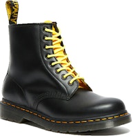 Dr.Martens/馬汀博士 1460 Smooth 光面皮撞色拼接8孔馬丁靴 男女同款 黑綠色 Order Dr.Martens/馬汀博士 1460 Smooth 光面皮撞色拼接8孔馬丁靴 男女同款 黑綠色