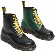 Dr.Martens/馬汀博士 1460 Smooth 光面皮撞色拼接8孔馬丁靴 男女同款 黑綠色 Lookbook Dr.Martens/馬汀博士 1460 Smooth 光面皮撞色拼接8孔馬丁靴 男女同款 黑綠色