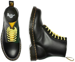Dr.Martens/馬汀博士 1460 Smooth 光面皮撞色拼接8孔馬丁靴 男女同款 黑綠色 Shop Dr.Martens/馬汀博士 1460 Smooth 光面皮撞色拼接8孔馬丁靴 男女同款 黑綠色